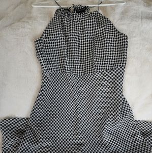 New York and company dress with white and black design, thin straps
